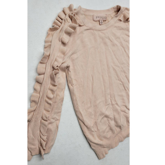 Philosophy Ruffle Sleeve Sweater size Small - Picture 3 of 6